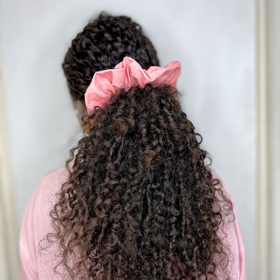 Maxi Scrunchie ecocuero - Curlycosas