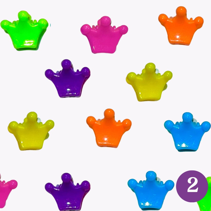 Mini tiburones colores - Curlycosas
