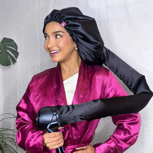 Gorro difusor de satín - Curlycosas