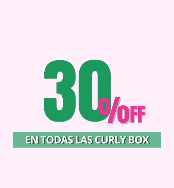30% OFF CURLY BOX Y PACKS