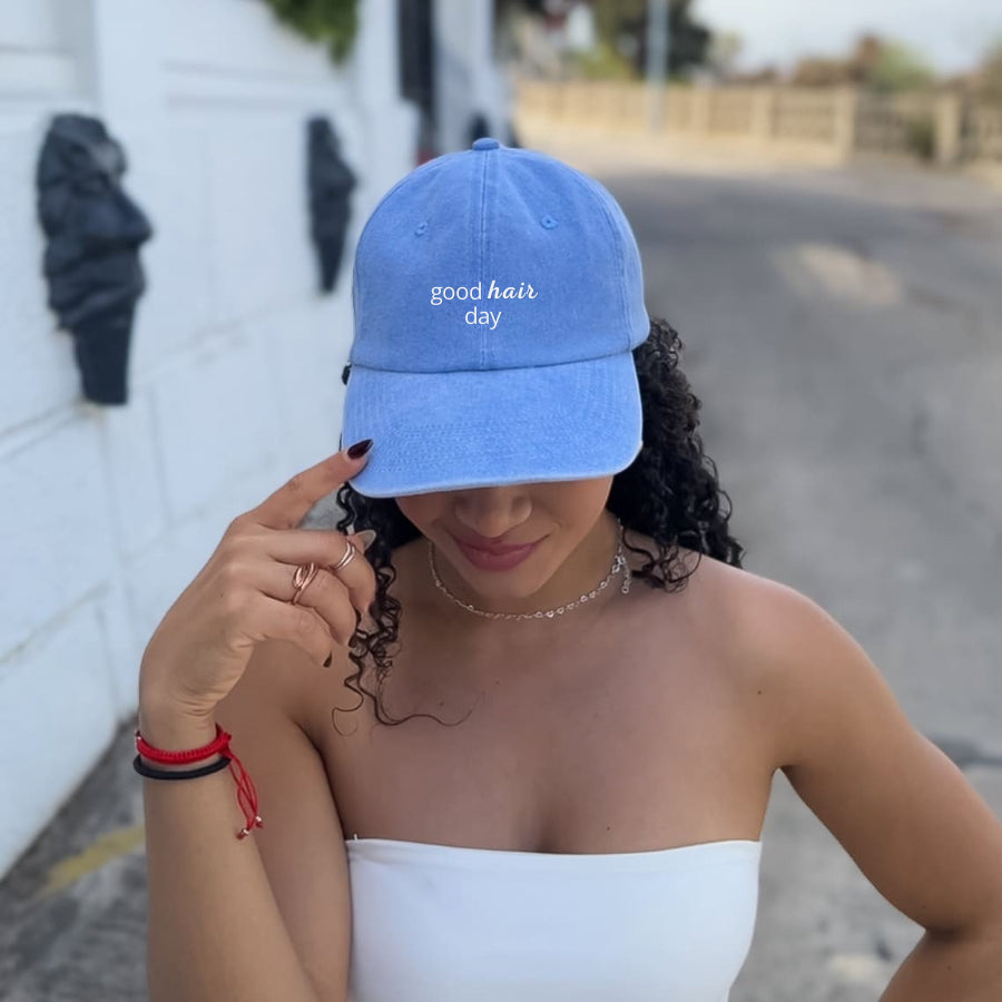 Gorra Clásica Curlycosas Con Forro De Satín - Good Hair Day - Curlycosas