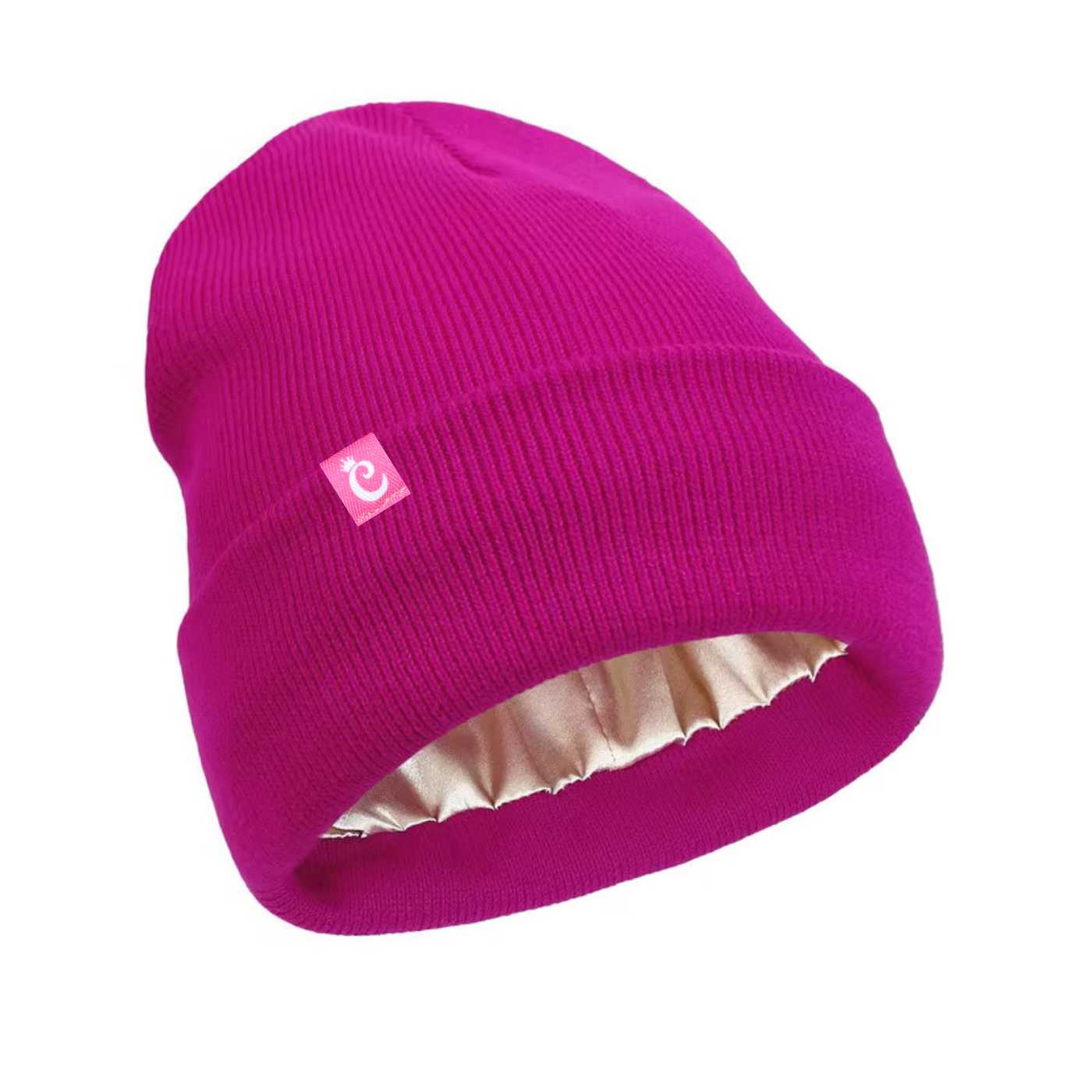 Gorro beanie fucsia