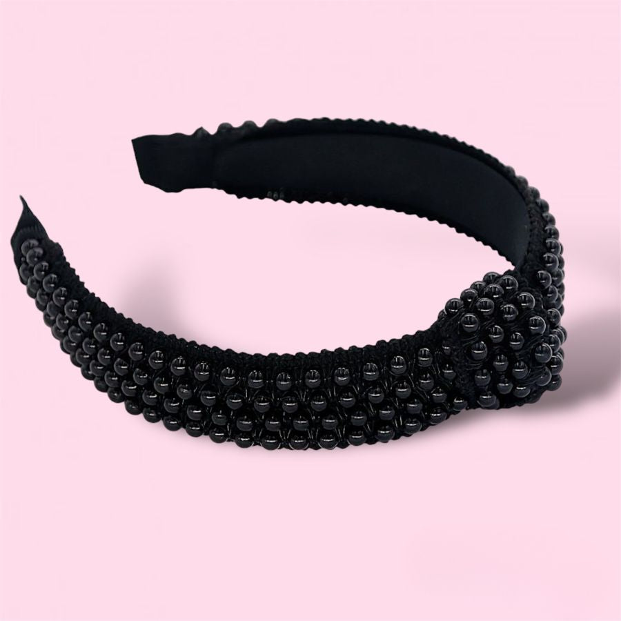 Cintillo Diadema perlas - Curlycosas