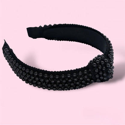 Cintillo Diadema perlas - Curlycosas