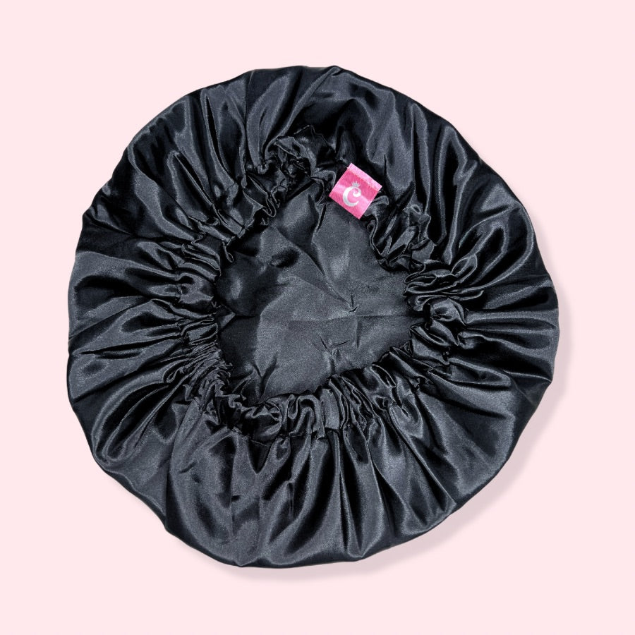 Gorro de satín - Curlycosas