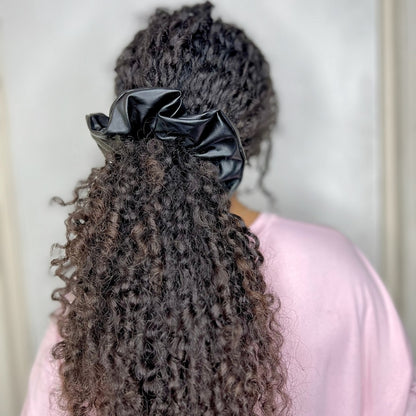 Maxi Scrunchie ecocuero - Curlycosas