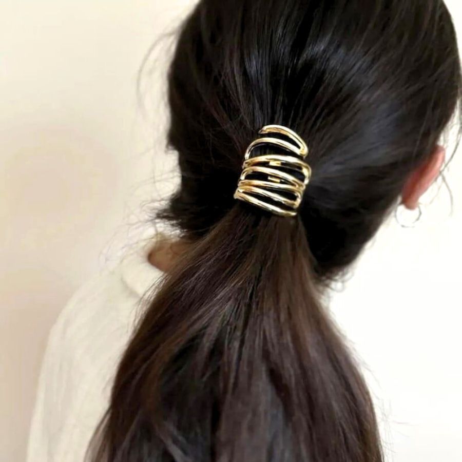 Pony hair cuff - Curlycosas