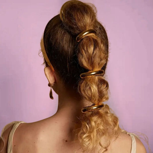 Pony hair cuff - Curlycosas
