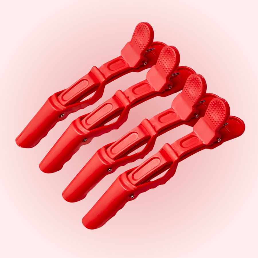 Set pinzas cocodrilo 4 unidades - Curlycosas