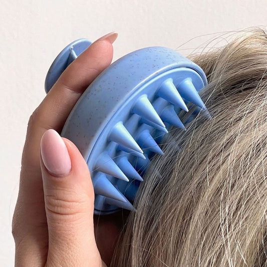 Shampoo Brush - Cepillo Masajeador de Silicona para Cuero Cabelludo - Curlycosas