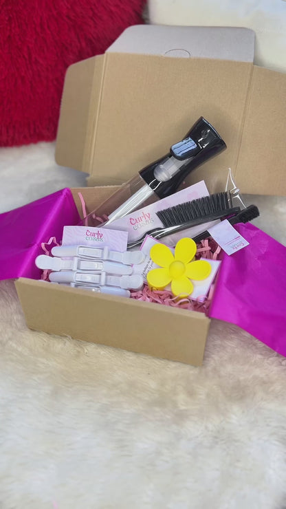 Curly box: Peinado